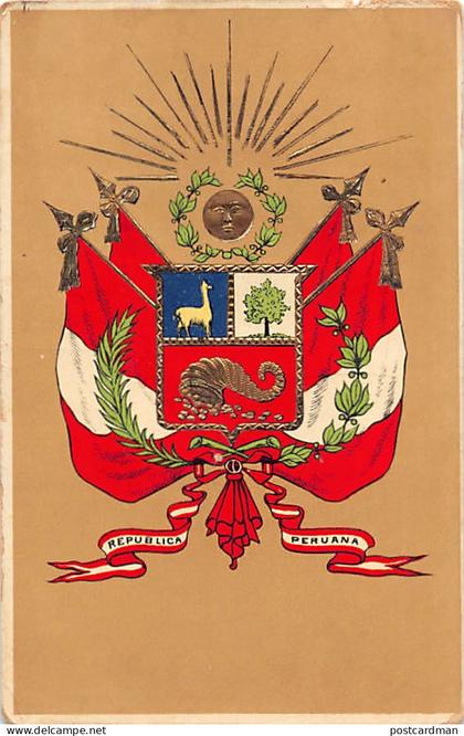 Perú - El escudo de armas de la República del Perú - Ed. Luis Sablich
