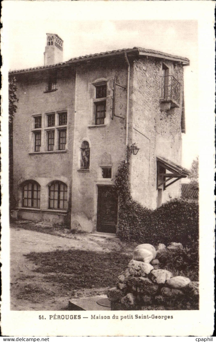 Perouges - Maison du Petit Saint Georges - CPA