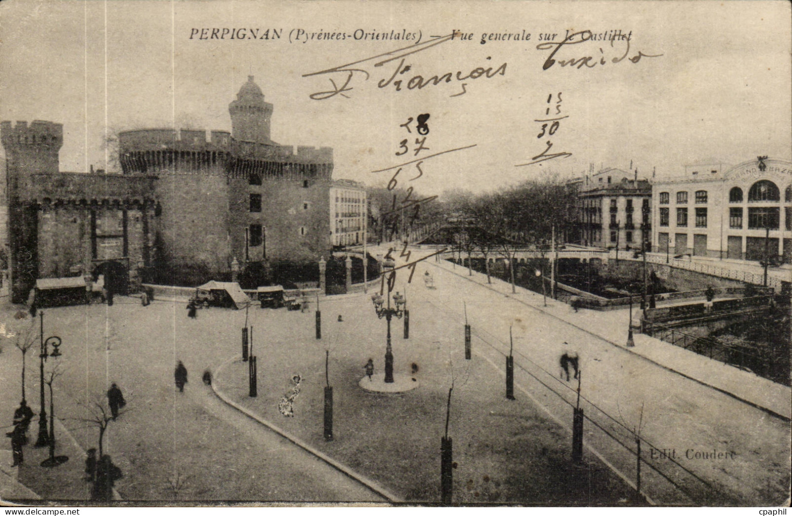 Perpignan - Vue Generale CPA