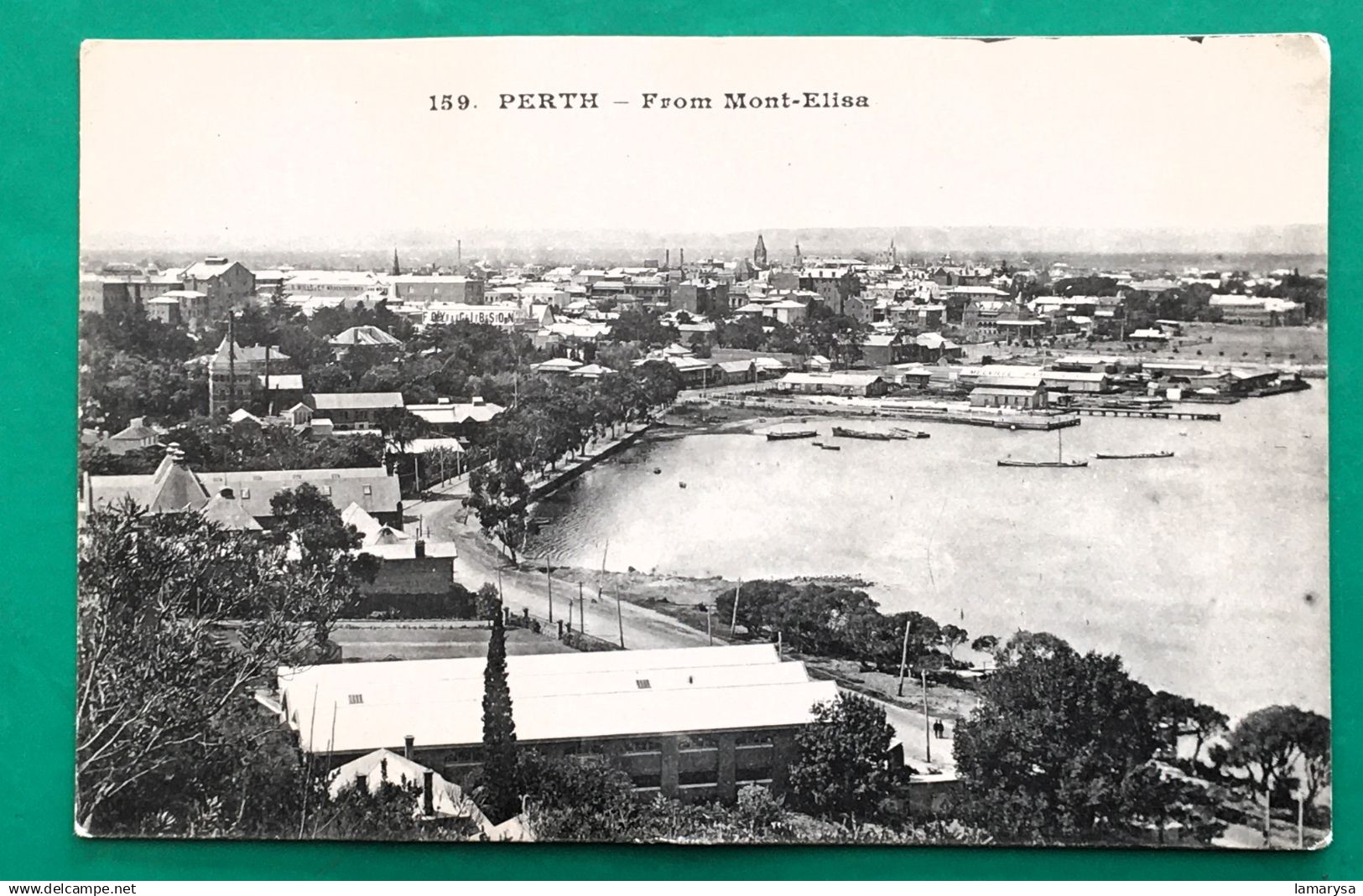 Perth From Mont-Elisa Messageries maritimes Carte Postale précurseur Océanie  Australie  Western Australia (WA)  Perth