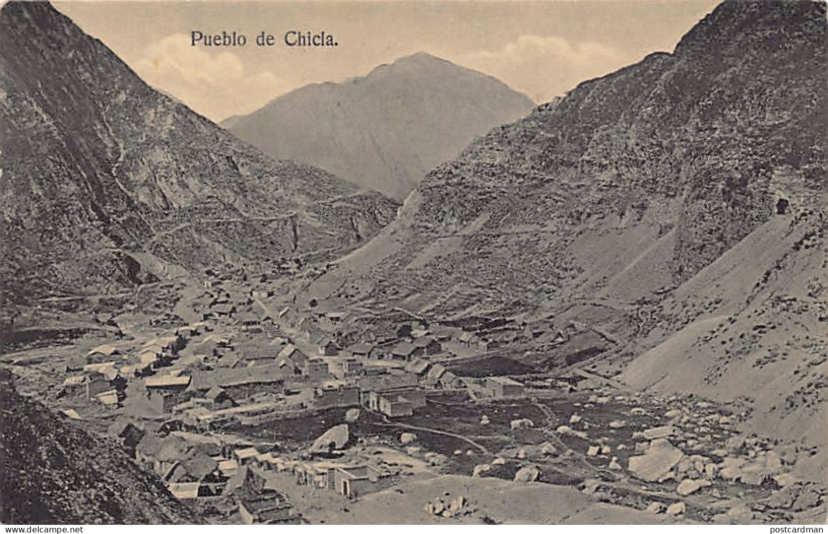 Perú - CHICLA - El pueblo - Ed. Naranjo y Cia