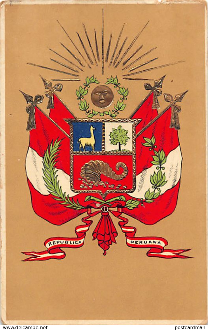 Perú - El escudo de armas de la República del Perú - Ed. Luis Sablich
