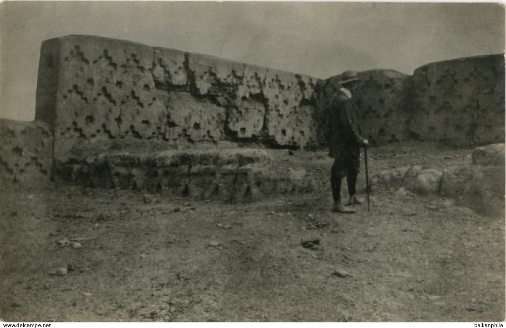 Peru Inca Ruins Ancient Walls photocard