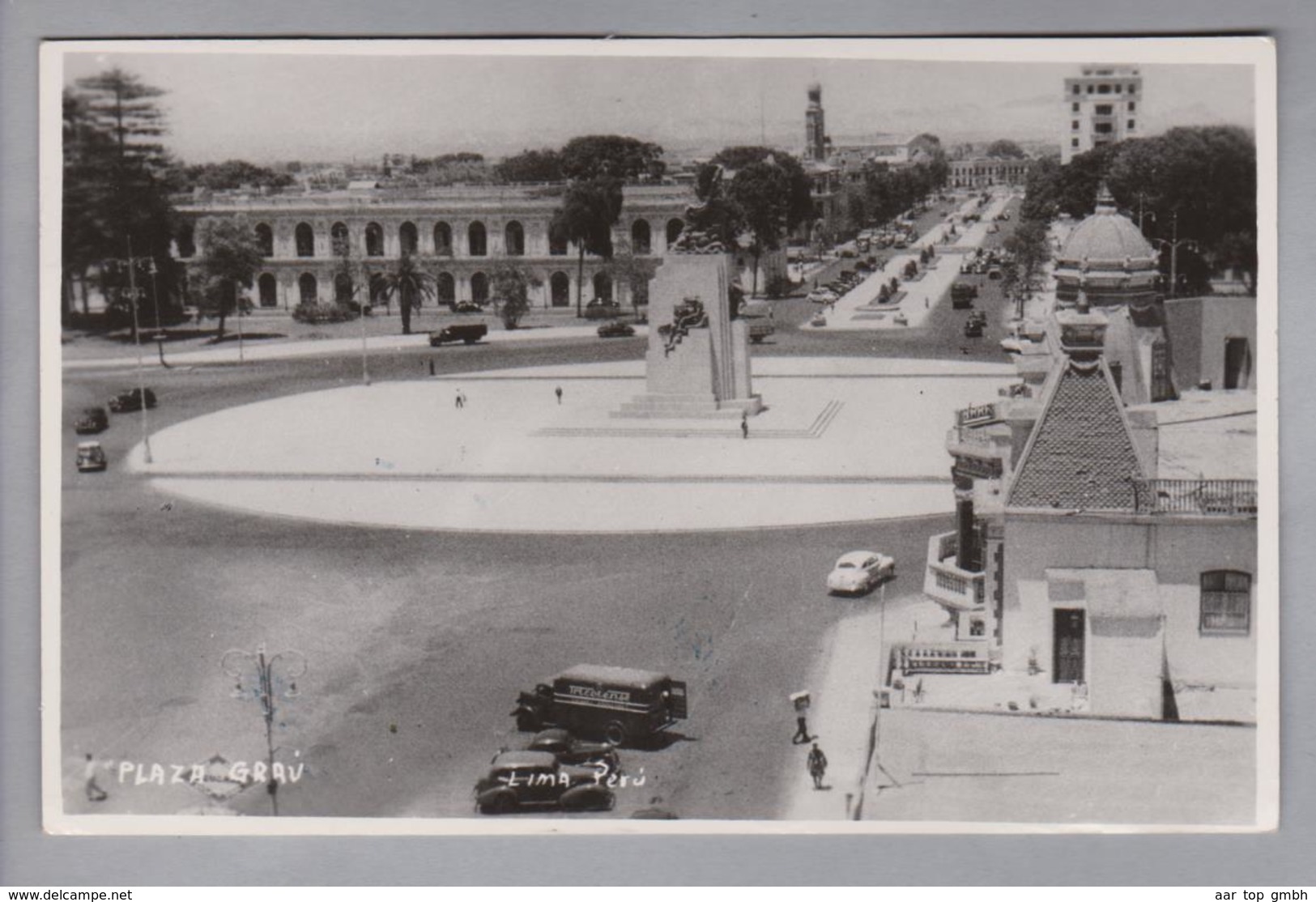 Peru Lima 1949-11-11 Plaza Gran(Grav?) Foto