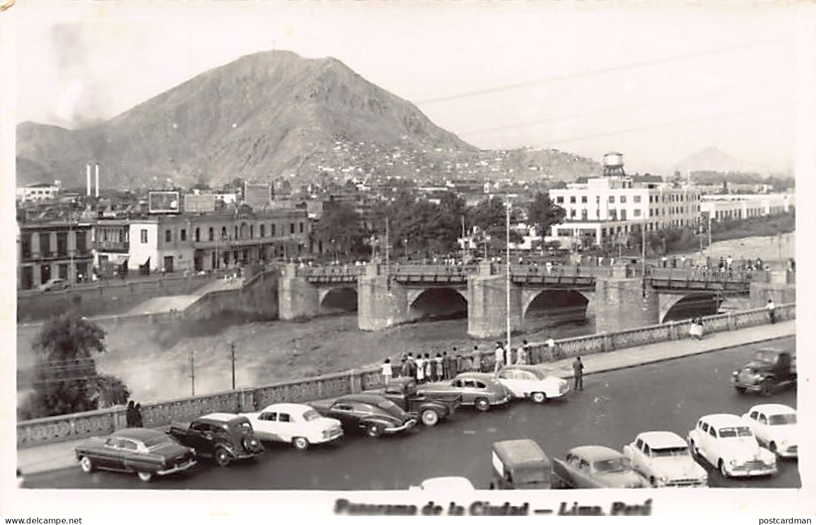 Perú - LIMA - Panorama de la ciudad - REAL PHOTO - Ed. desconocido