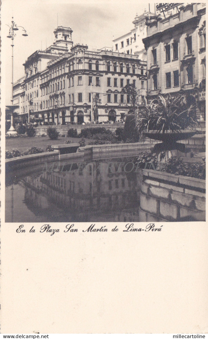 PERU - Plaza San Martin, Lima 1950