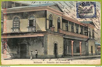 af2304 - PERU  -  Vintage Postcard - Mollendo - 1907