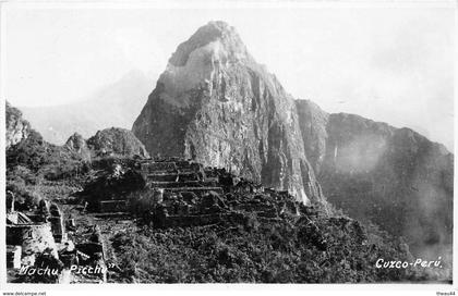 ¤¤   -  PEROU   -  PERU   -  Carte-Photo   -  Machu Picchu   -  Cuzco    -   ¤¤