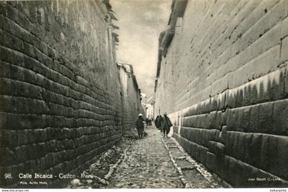 Peru Cusco Inca Street photocard