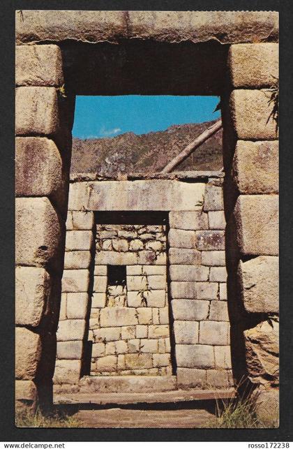 Perù Cuzco Machupicchu postcard used