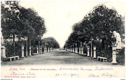 PERU - LIMA - Alameda de los Descalzes
