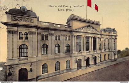 Peru - LIMA - Banco del Peru y Londres - Ed. Luis Sablich