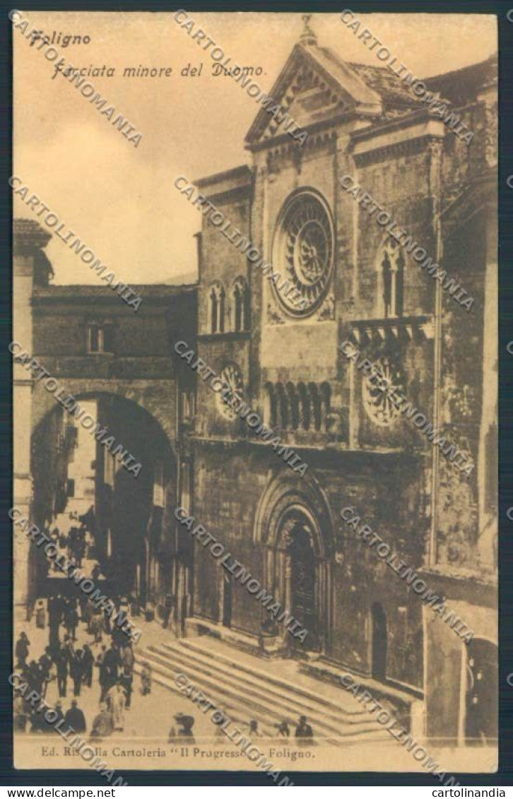 Perugia Foligno cartolina MQ1419