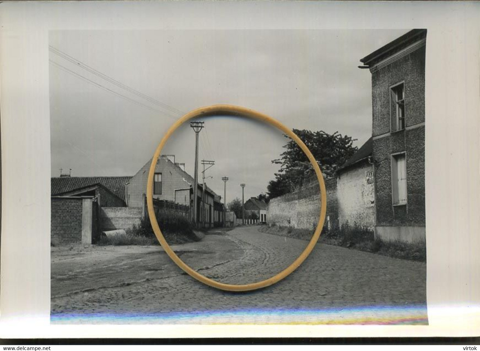 Peruwelz - Antoing - Wiers  :  route   :   améliorée 1954  ( 15 x 10.5 cm )   see scans