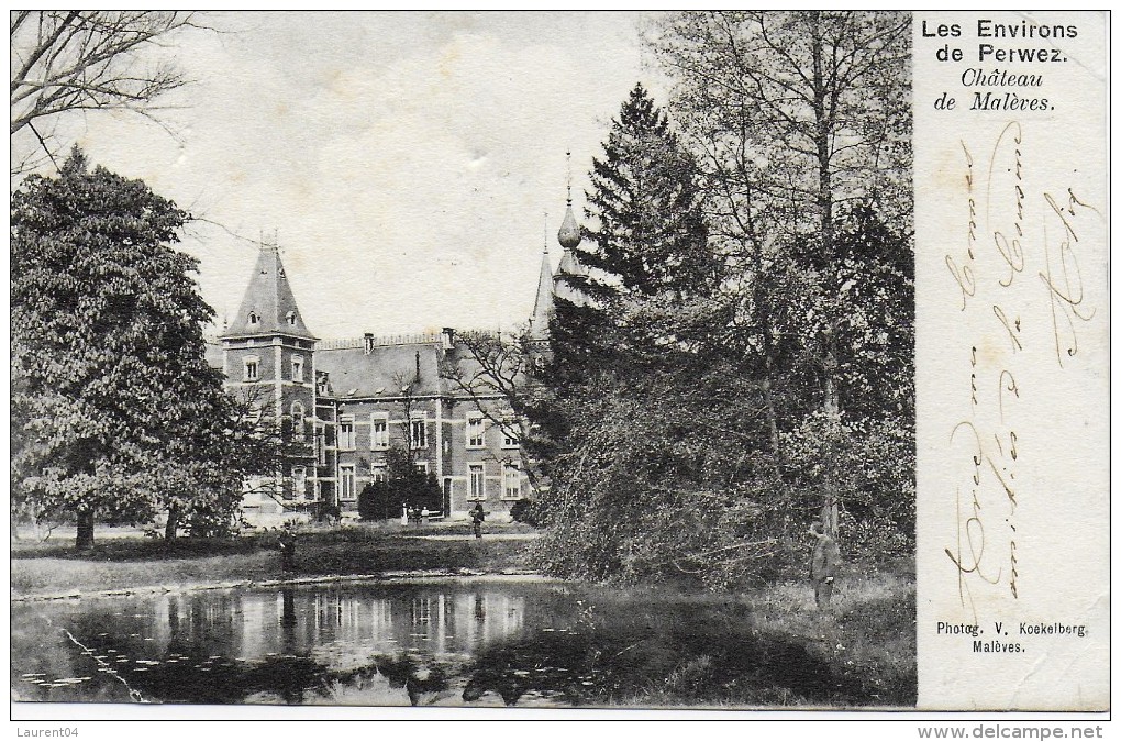 PERWEZ. MALEVES. CHATEAU DE MALEVES.
