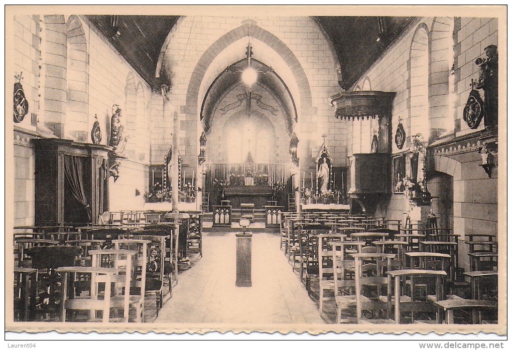 PERWEZ. MALEVES.  INTERIEUR DE L'EGLISE.