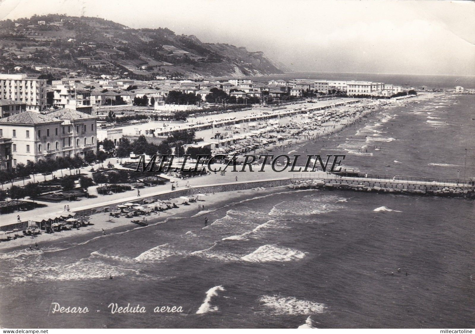 PESARO:  Veduta aerea    1959