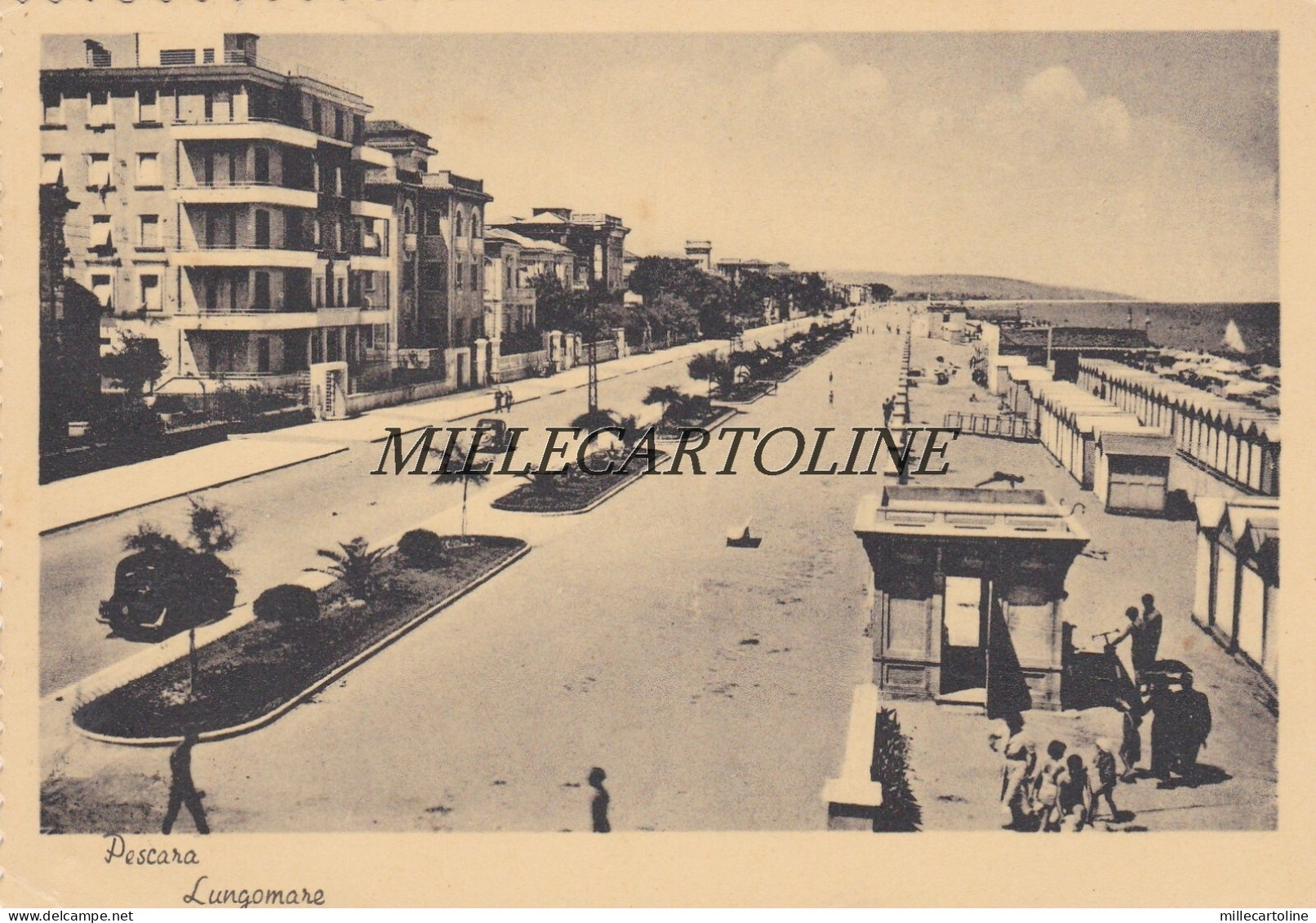 PESCARA:  Lungomare    1951