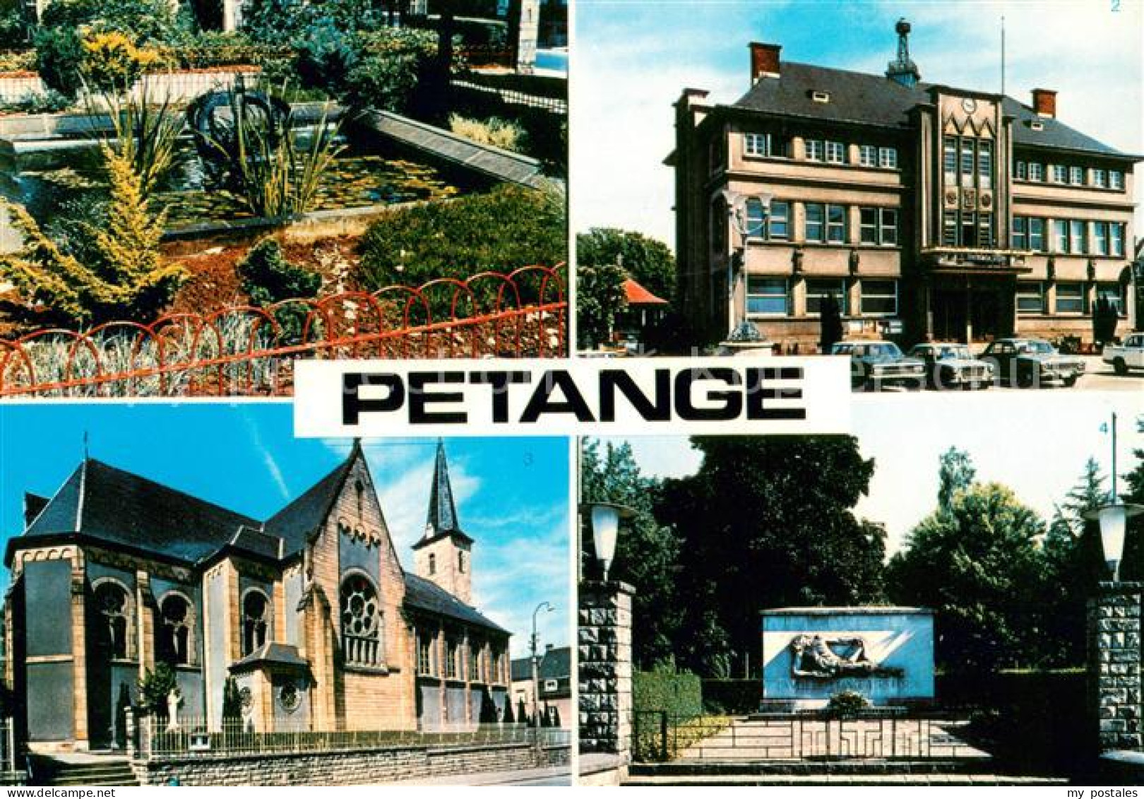 Petange Parc Municipal Hotel de Ville Eglise St. Hubert