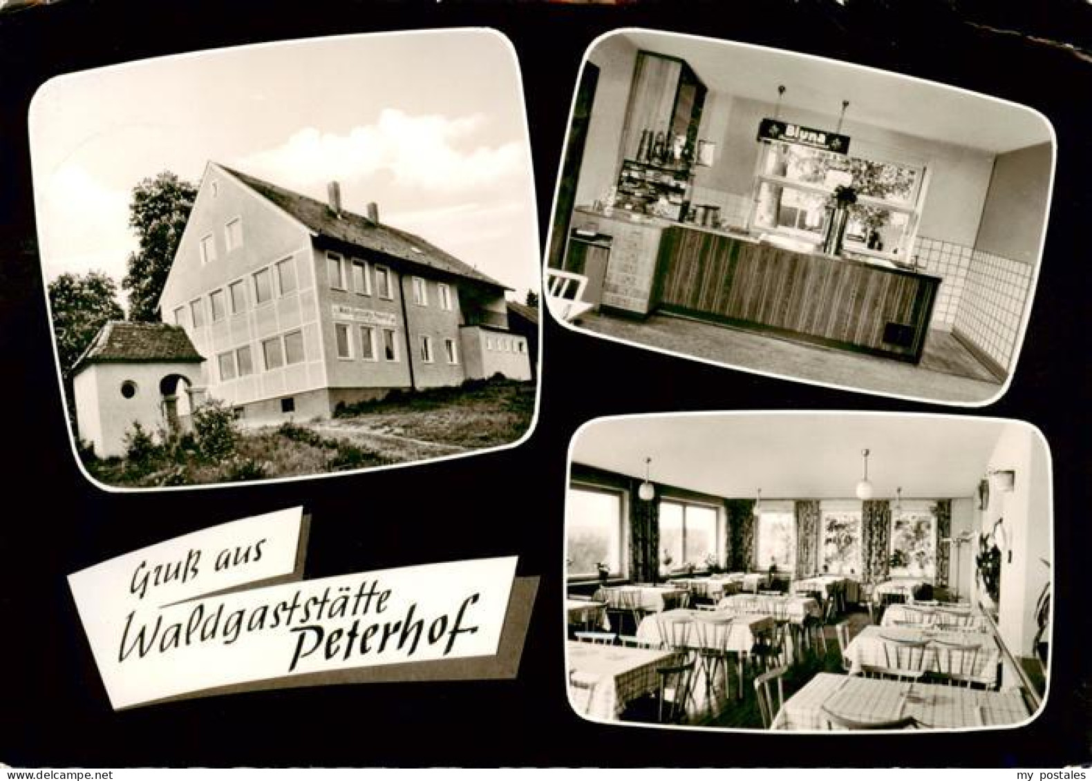 Peterhof Gersthofen Waldgaststaette Peterhof Theke Gastraum