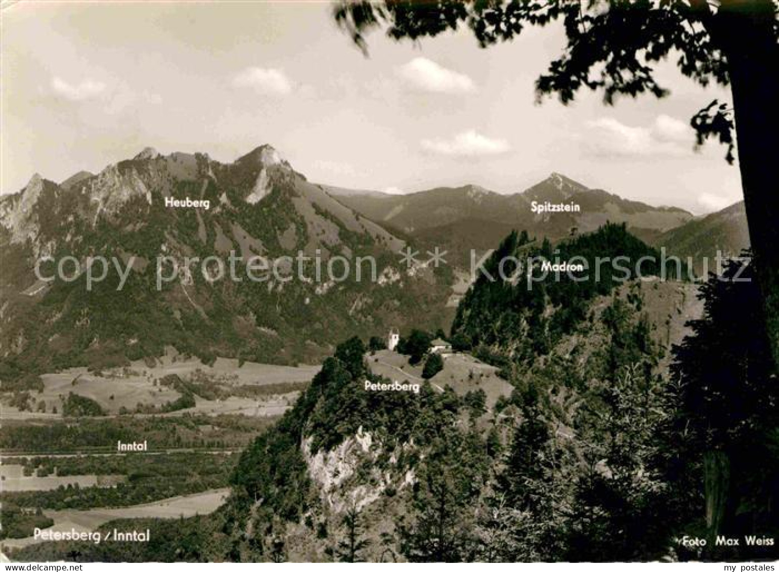 Petersberg Inn Panorama Inntal Chiemgauer Alpen