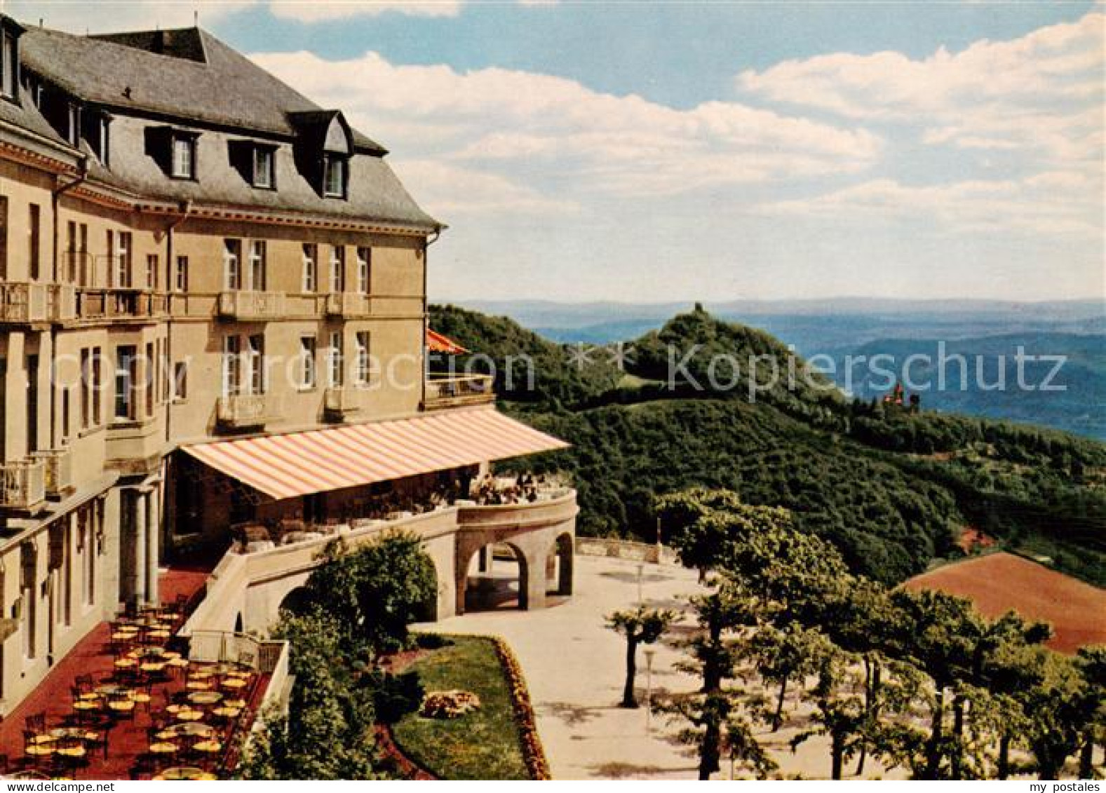 Petersberg  Koenigswinter Hotel Petersberg Berghotel im Siebengebirge Fernsicht