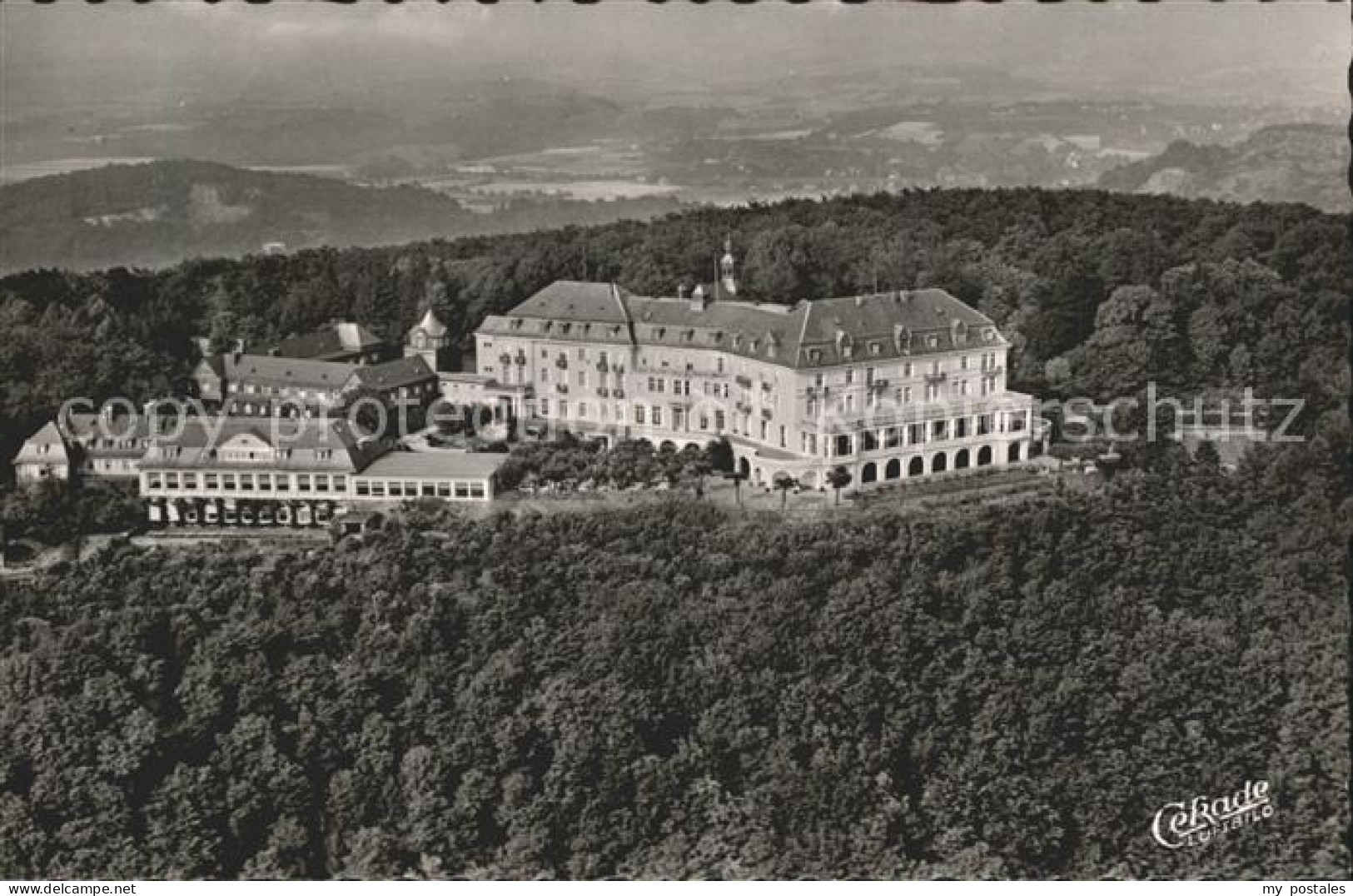 Petersberg Pfalz Fliegeraufnahme Kurhotel Petersberg