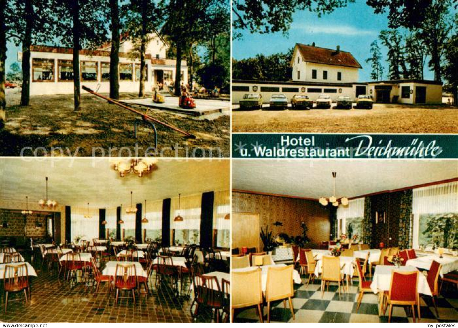 Petershagen Weser Hotel-Waldrestaurant Deichmuehle Teilansichten