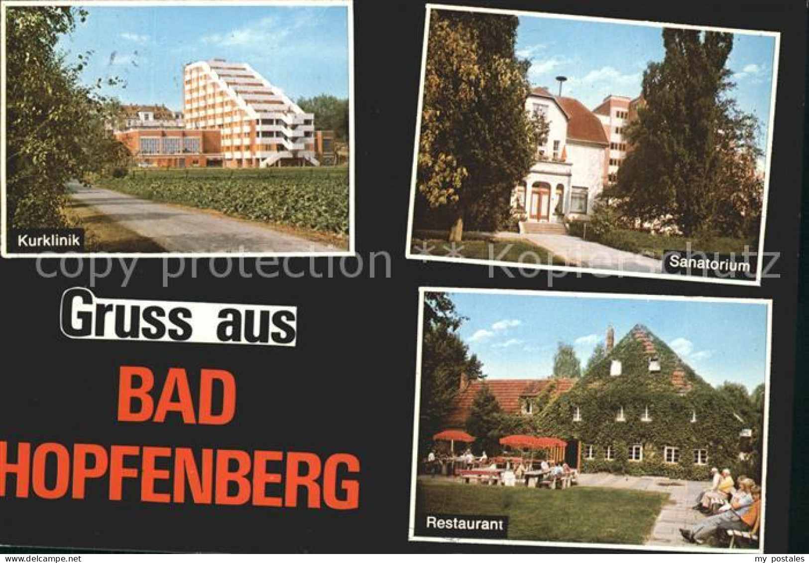 Petershagen Weser Kurklinik Bad Hopfenberg Sanatorium Restaurant