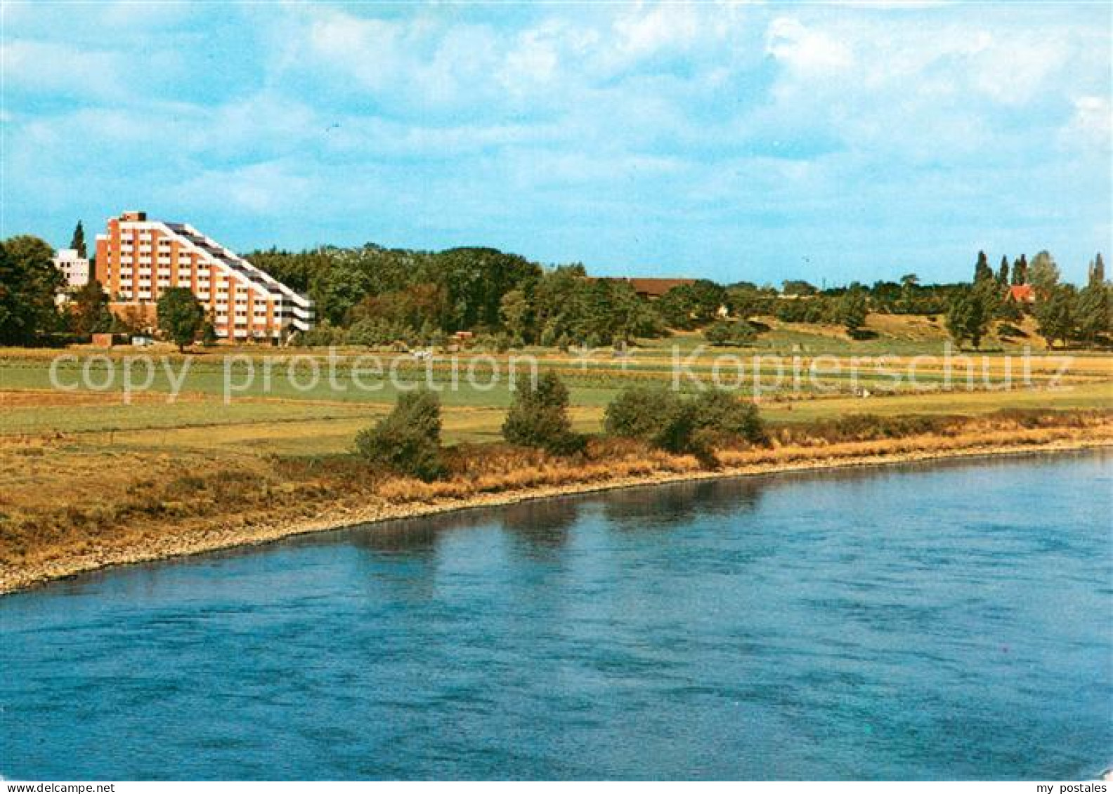Petershagen Weser Kurklinik Moorbad Hopfenberg Panorama
