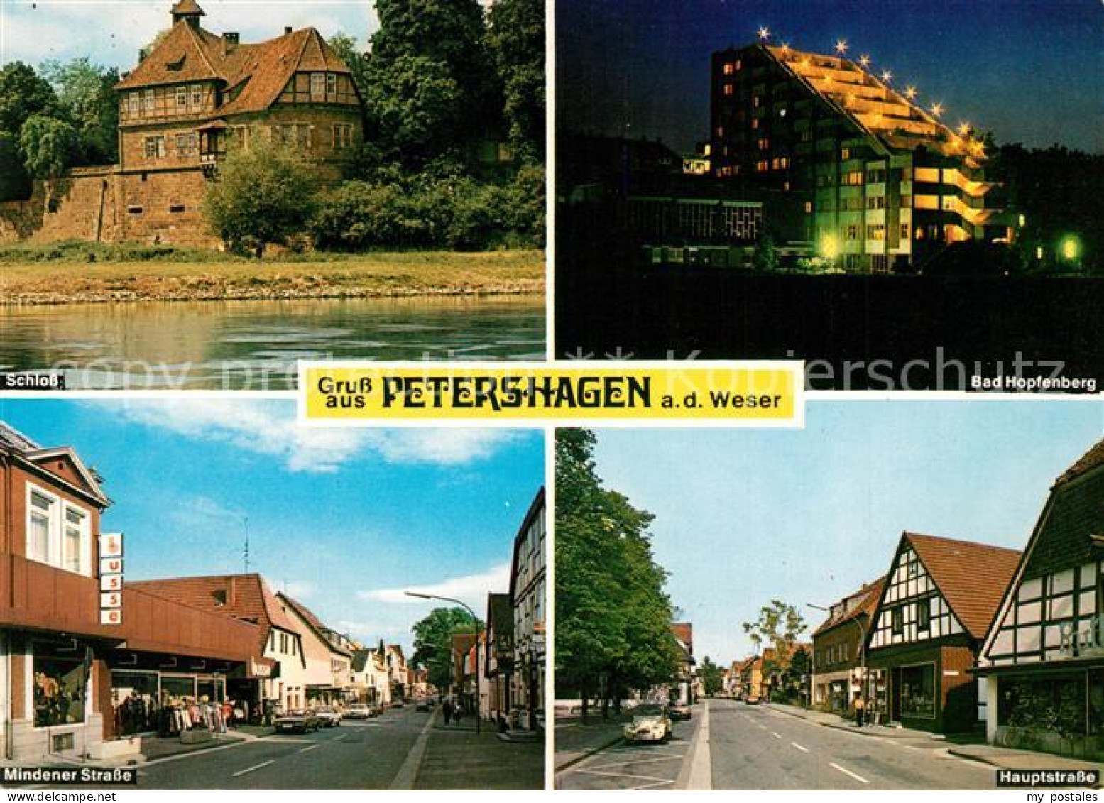 Petershagen Weser Schloss Bad-Hopfenberg Hauptstrasse Mindener-Strasse