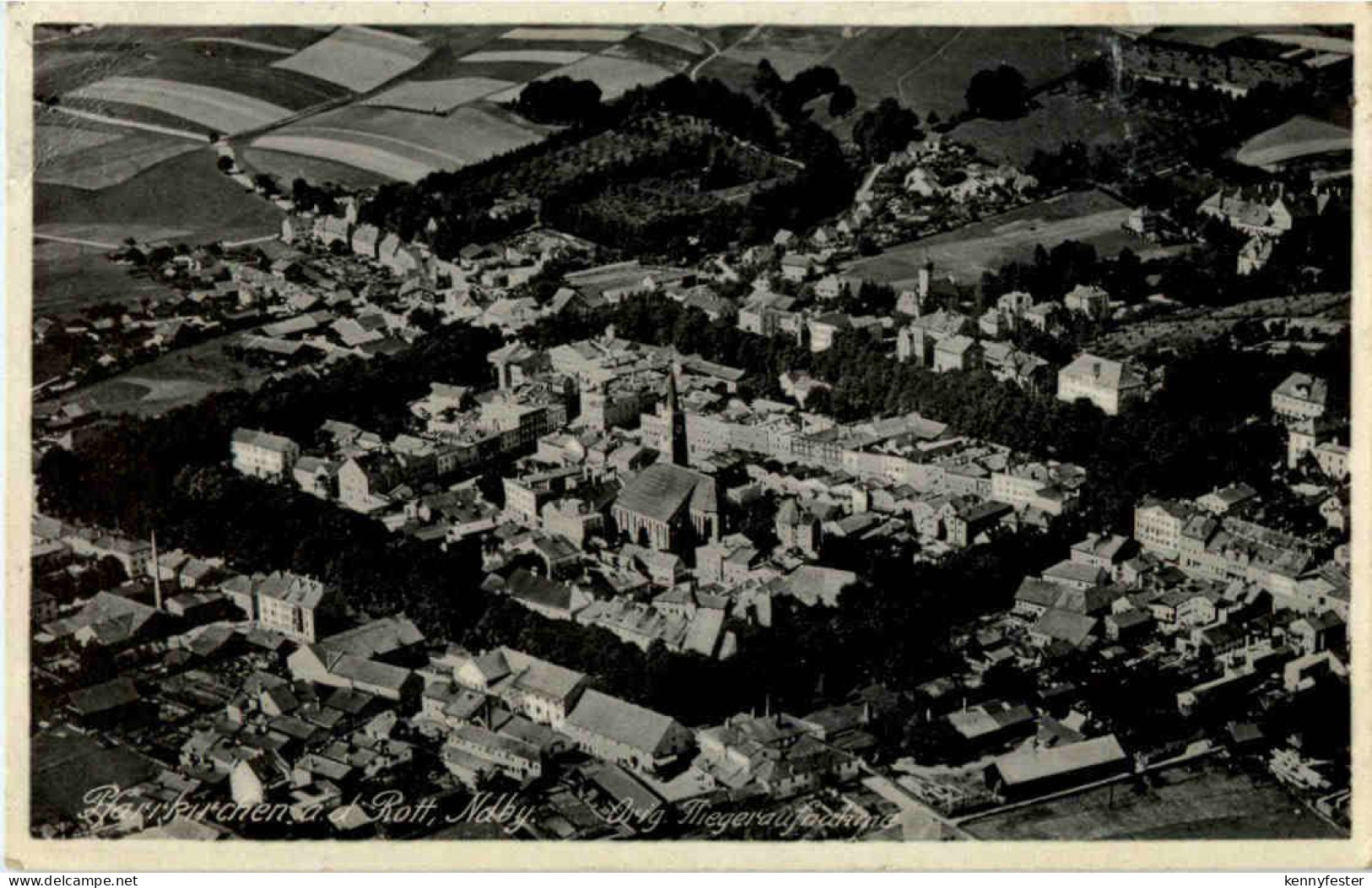 Pfarrkirchen in Niederbayern - Fliegeraufnahme