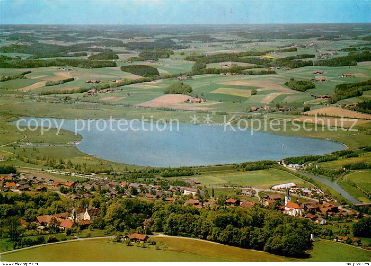 Pfarrkirchen Inn Stausee Postmuenster Fliegeraufnahme
