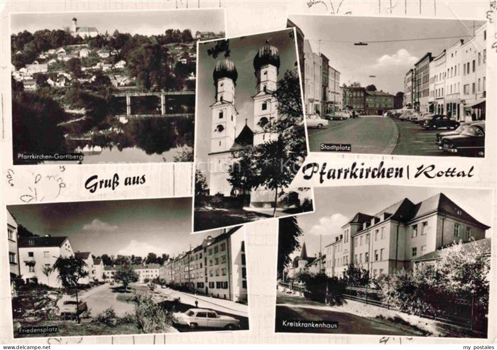 Pfarrkirchen  Rottal-Inn Bayern Gartlberg Kirche Stadtplatz Friedensplatz Kreisk
