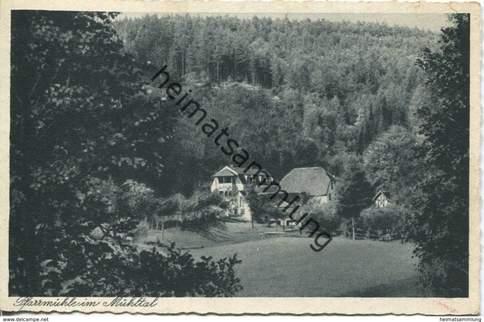 Pfarrmühle im Mühltal - Verlag Richard Hauenstein Altenburg