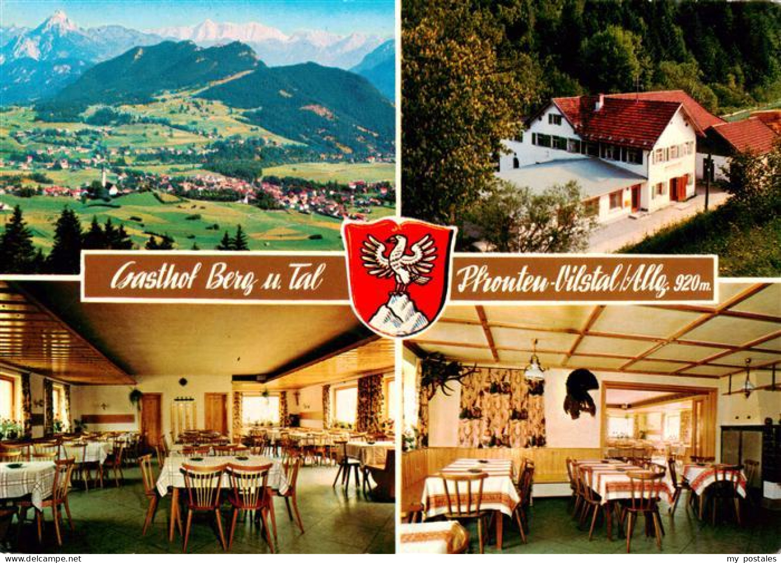 Pfronten Ostallgaeu Bayern Gasthof-Berg-u-Tal Pfronten-Vilstal Gastraum Bergpano