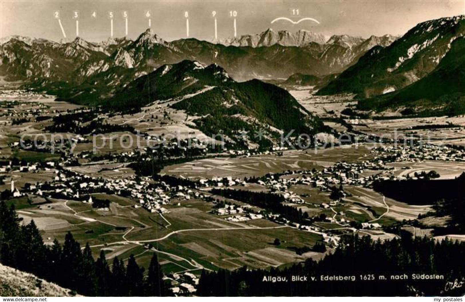 Pfronten Ostallgaeu Bayern Panorama