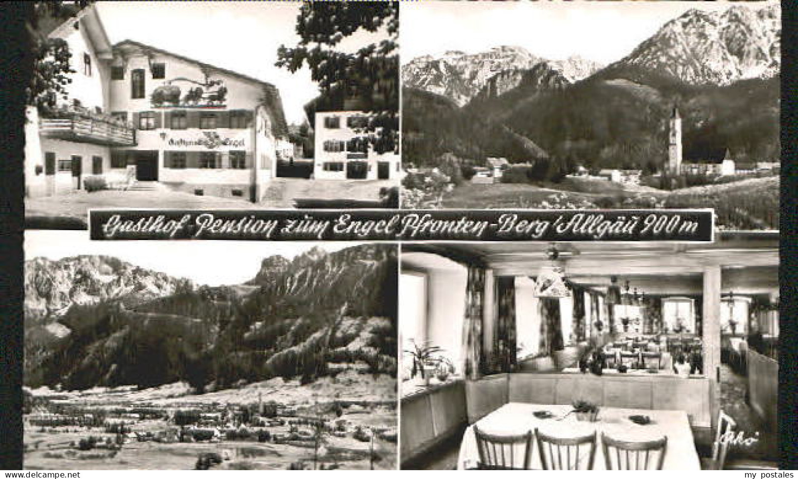 Pfronten Ostallgaeu Bayern Pfronten-Berg Gasthof Pension