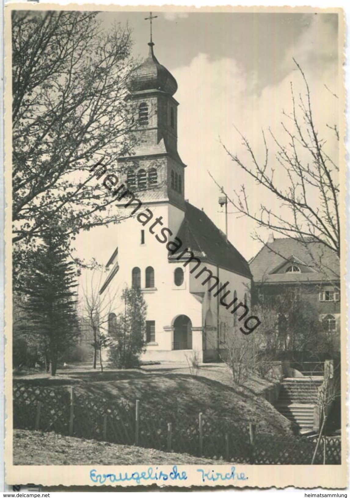 Pfullendorf - Evangelische Kirche - Foto-Ansichtskarte