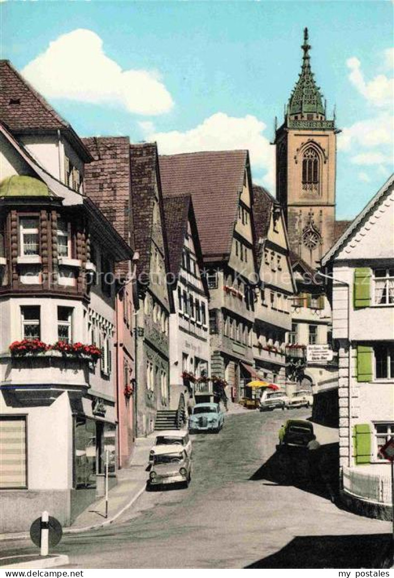 Pfullendorf Sigmaringen BW Motiv in der Altstadt Kirchturm