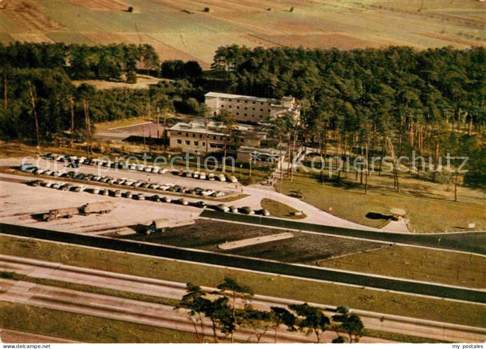 Pfungstadt Fliegeraufnahme Autobahnhotel