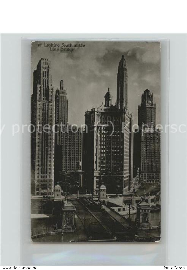 Philadelphia Pennsylvania looking South at Link Bridge Skyscraper