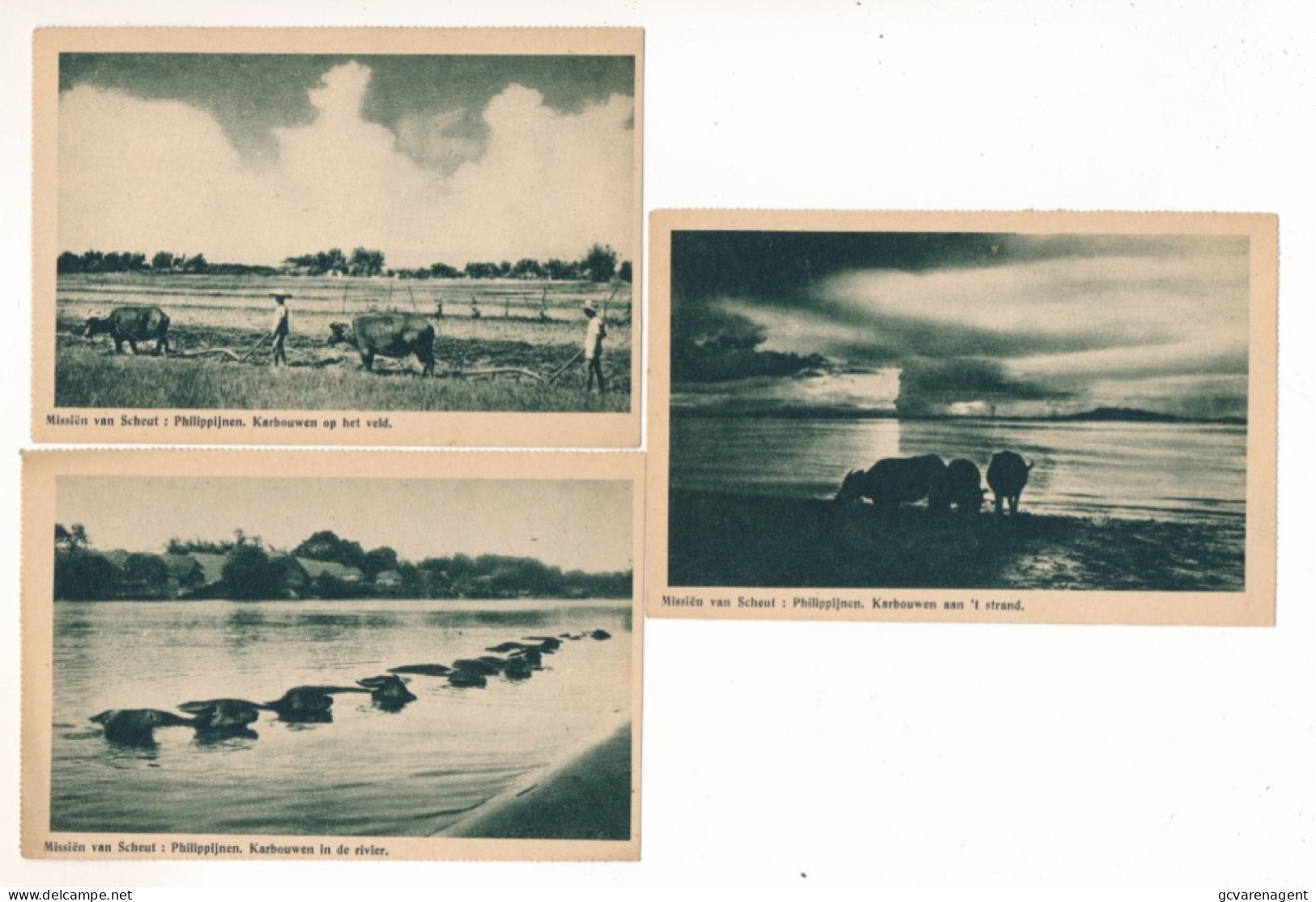 PHILIPPIJNEN   MISSIEN VAN SCHEUT.  5 KAARTEN