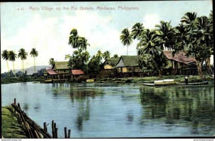 CPA Insel Mindanao Philippinen, Moro Village on the Rio Grande