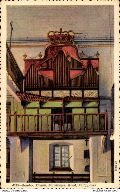 CPA Paranaque Rizal Philippinen, Bamboo organ, crown, church interior