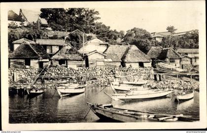 CPA Philippinen, Village aux environs de Manilla