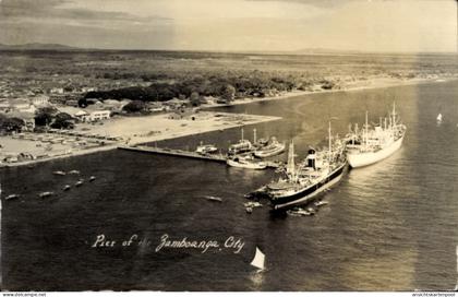 CPA Zamboanga City Philippinen, Gesamtansicht, Pier, Dampfer