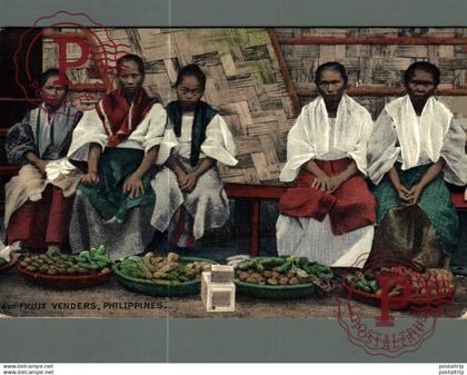 FILIPINAS. PHILIPPINES.  FRUIT VENDERS
