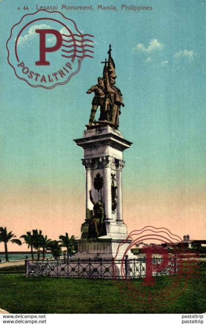 FILIPINAS. PHILIPPINES. Legaspi Monument. MANILA.