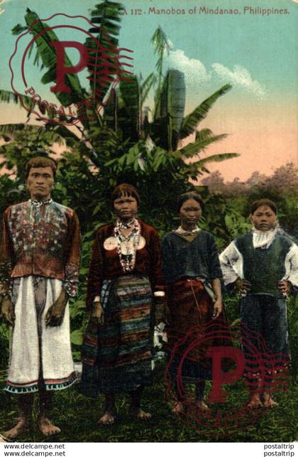 FILIPINAS. PHILIPPINES. MANOBOS OF MINDANAO.